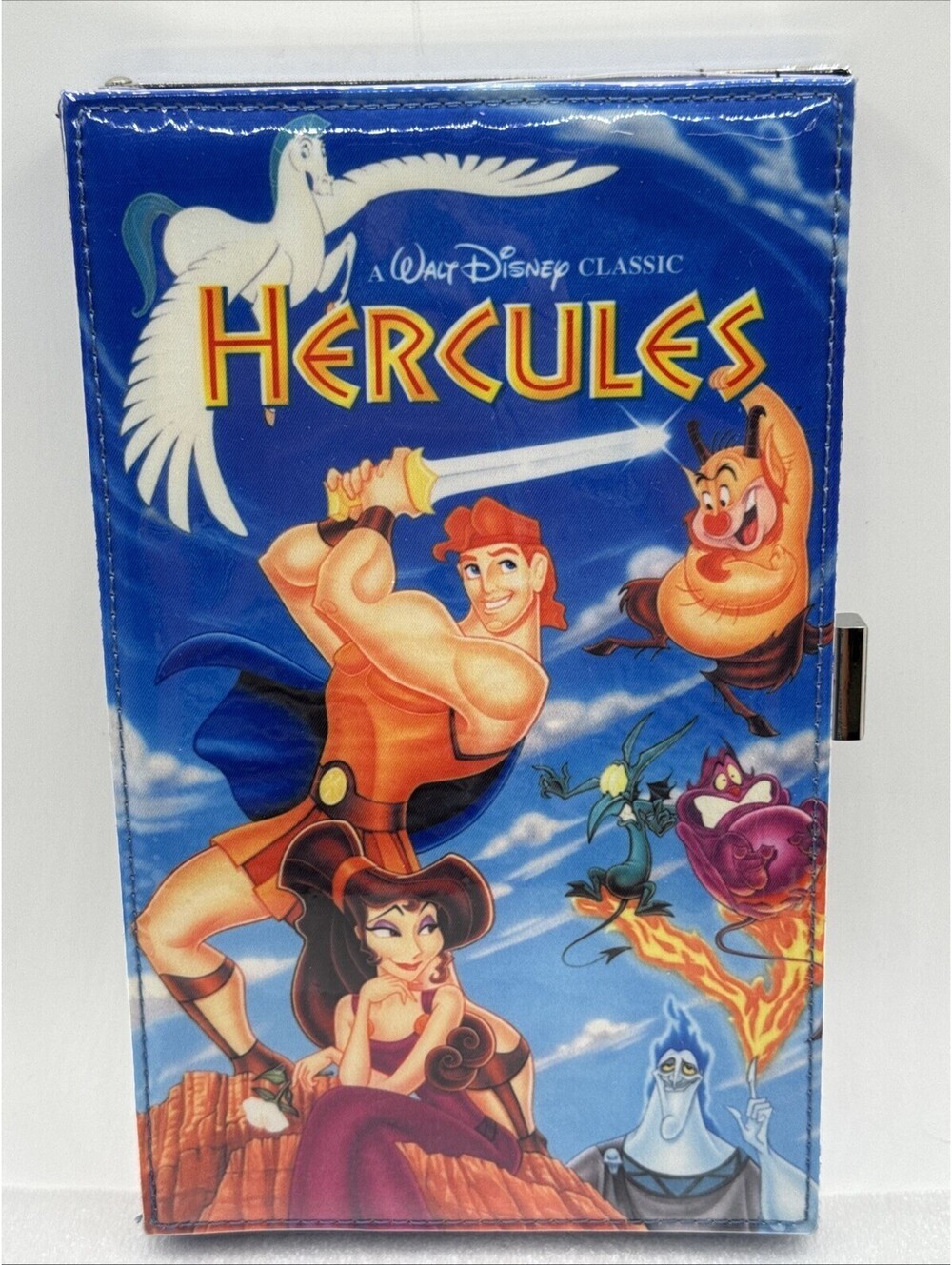 Disney Store Hercules VHS Clamshell Clutch Oh My Disney 90s Flashback 2018